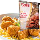 Panírozott csípős csirkeszárny 3kg-os gyf.(Sadia)