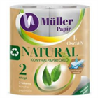 Papírtörlő 2 Tekercses Natural (Müller)